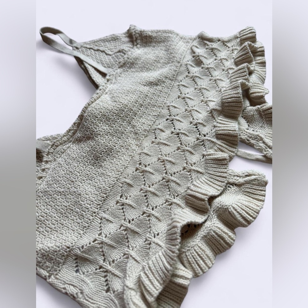 NWT Olive & Oak Cream Knit Sweater - Picture 5 of 8